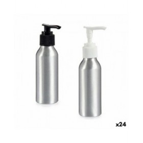 Dispenser di Sapone Berilo CH9979-1 Argentato Metallo polipropilene 100 ml 4 x 13 x 5 cm (24 Unità)
