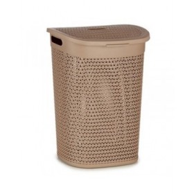 Cesto per i Panni Kipit 4790-4 Beige Plastica 60 L 43,5 x 57,5 x 34 cm (6 Unità)