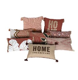 Cuscino DKD Home Decor Da terreno Beige Azzurro Marrone 40 x 40 x 40 cm Arabo Frange