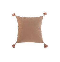 Cuscino DKD Home Decor Da terreno Beige Azzurro Marrone 40 x 40 x 40 cm Arabo Frange