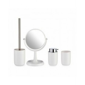 Set da Bagno Berilo CN-B6369-W Bianco polipropilene 4 Pezzi (6 Unità)