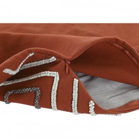 Fodera per cuscino DKD Home Decor Terracotta Geometrico 50 x 1 x 50 cm