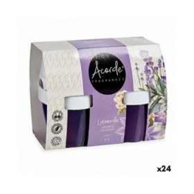 Set Deodorante per Ambienti Acorde 1165-LAVANDA Lavanda Gel (24 Unità)
