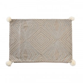 Fodera per cuscino DKD Home Decor 60 x 1 x 40 cm Grigio