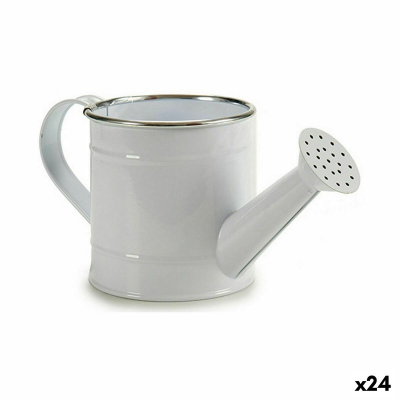 Annaffiatoio Ibergarden I00111-D Bianco Argentato Metallo 750 ml (24 Unità)