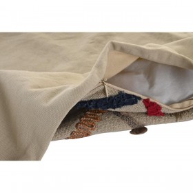 Fodera per cuscino DKD Home Decor Multicolore Frange 50 x 1 x 50 cm