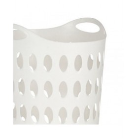 Cesto per i Panni Bianco Plastica 50 L 44 x 56 x 41 cm (12 Unità)