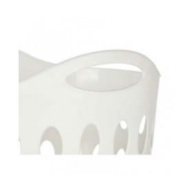 Cesto per i Panni Bianco Plastica 50 L 44 x 56 x 41 cm (12 Unità)