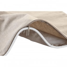 Fodera per cuscino DKD Home Decor Fogli Marrone 50 x 1 x 50 cm