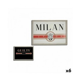 Quadro GUILTY MILAN Truciolare 46 x 2 x 66 cm (6 Unità)