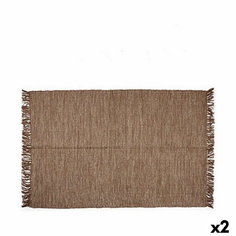 Tappeto Marrone 180 x 120 cm (2 Unità)