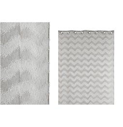 Portacandele DKD Home Decor Cristallo Bicolore Cera 13 x 13 x 21 cm (2 Unità)