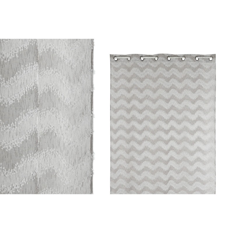 Portacandele DKD Home Decor Cristallo Bicolore Cera 13 x 13 x 21 cm (2 Unità)