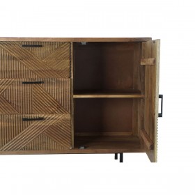 Credenza DKD Home Decor Naturale Metallo Legno di mango (145 x 40 x 86 cm)