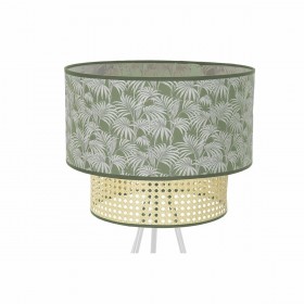 Lampada da Terra DKD Home Decor Metallo Poliestere Bianco Verde 220 V 50 W (40 x 40 x 129 cm)