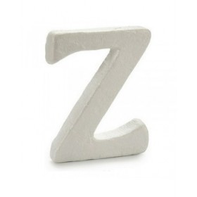 Lettera Pincello Z Bianco polistirene (12 Unità)