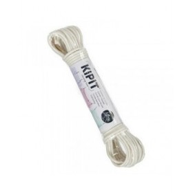 Corda per Stendere Kipit HH023A(S/C) Bianco PVC 10 m (12 Unità)