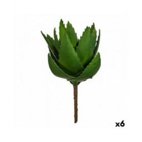 Pianta Decorativa Ibergarden YD181153 Plastica Aloe Vera 13 x 24,5 x 14 cm (6 Unità)