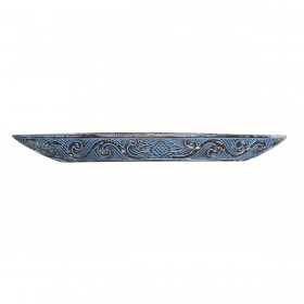 Centrotavola DKD Home Decor 80 x 18,5 x 7 cm Azzurro Bianco Blu Marino Mediterraneo (3 Pezzi)