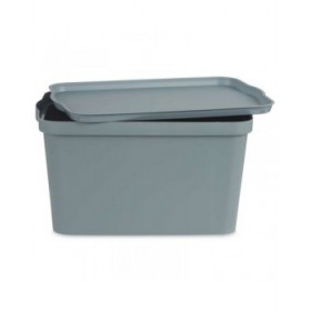 Scatola portaoggetti con coperchio Kipit TP596-2 Grigio Plastica 24 L 29,3 x 24,5 x 45 cm (6 Unità)
