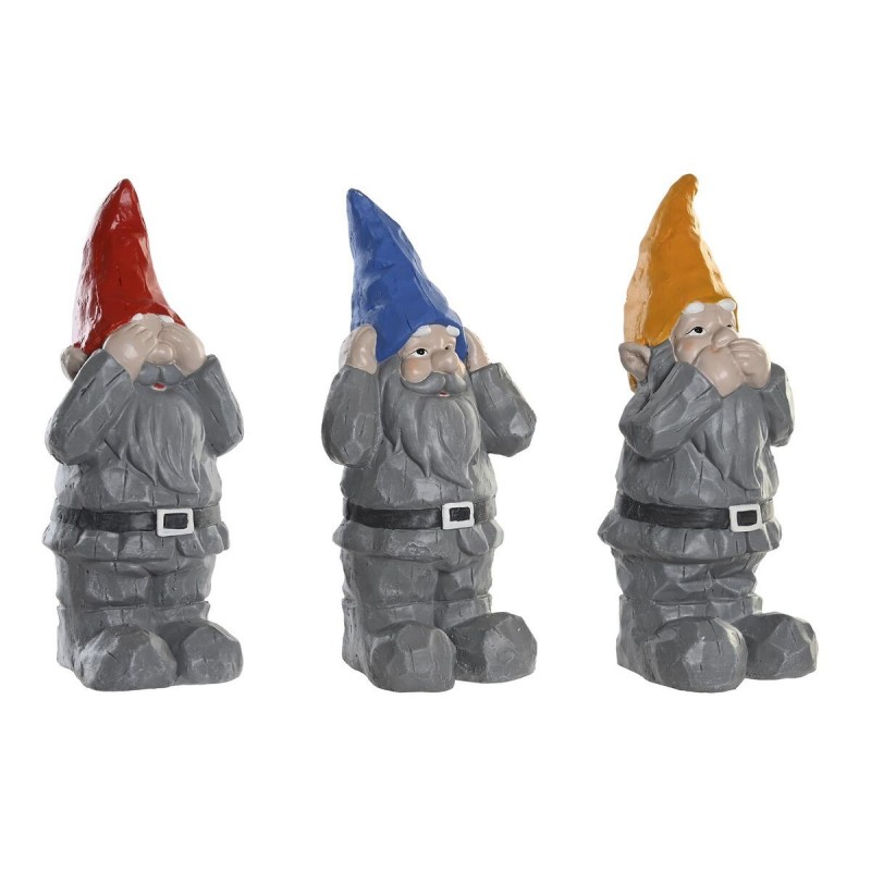Statua Decorativa DKD Home Decor 25 x 18,3 x 48,2 cm Gnomo Magnesio