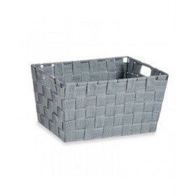 Cestino Multiuso Kipit A3-6883 Grigio Stoffa 5 L 30,4 x 14 x 20 cm (18 Unità)