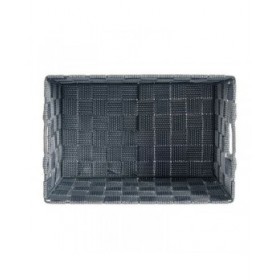 Cestino Multiuso Kipit A3-6883 Grigio Stoffa 5 L 30,4 x 14 x 20 cm (18 Unità)