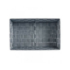 Cestino Multiuso Kipit 79812 Grigio Stoffa 3,8 L 34 x 8,5 x 21 cm (18 Unità)