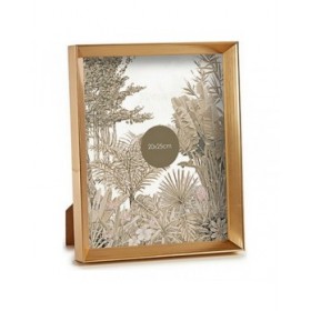 Cornice Portafoto WPC0235MG-4 Dorato Vetro Plastica (6 Unità)