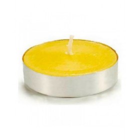 Set di Candele Ibergarden HL-1010CIT Giallo Metallo Cera Citronella (24 Unità)