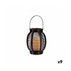 Torcia a LED Ibergarden B1161 Grigio scuro Plastica 16 x 20 x 16 cm (9 Unità)
