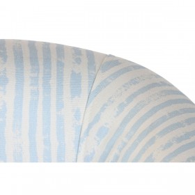 Divano DKD Home Decor Azzurro Bianco Blu cielo Metallo Righe Mediterraneo 130 x 68 x 78 cm