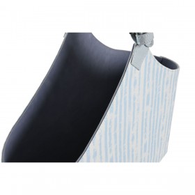 Portariviste DKD Home Decor 49 x 17 x 45 cm Azzurro Bianco Mediterraneo