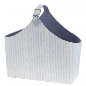 Portariviste DKD Home Decor 49 x 17 x 45 cm Azzurro Bianco Mediterraneo