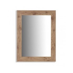 Specchio da parete 77609 Marrone 66 x 85 x 2 cm 64,5 x 84,5 x 1,5 cm Rettangolare (2 Unità)