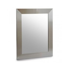 Specchio da parete 629557A Argentato 39 x 1,5 x 49 cm Rettangolare (6 Unità)