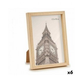 Cornice Portafoto 15,6 x 2 x 20,7 cm Marrone Plastica (6 Unità)