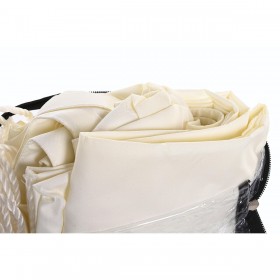 Vele parasole DKD Home Decor Candela Beige Acciaio inossidabile 300 x 400 x 2 cm