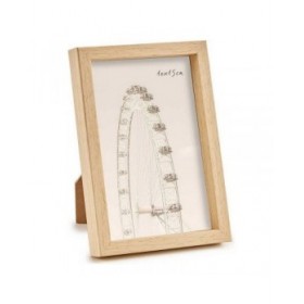 Cornice Portafoto WPC1020ML-1 Marrone Naturale Plastica (6 Unità)