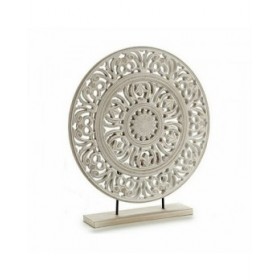 Statua Decorativa Mandala Bianco 7 x 49 x 44 cm (6 Unità)