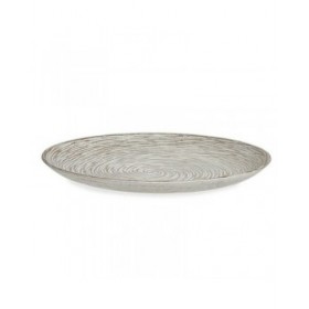 Centrotavola Spirale Bianco Legno MDF 34,5 x 3 x 34,5 cm (6 Unità)