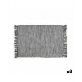 Tappeto Grigio 50 x 80 cm (8 Unità)