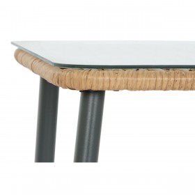 Divano da Giardino DKD Home Decor 128 x 75 x 72 cm Metallo rattan sintetico