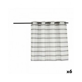 Tenda Righe Grigio 140 x 0,1 x 260 cm (6 Unità)