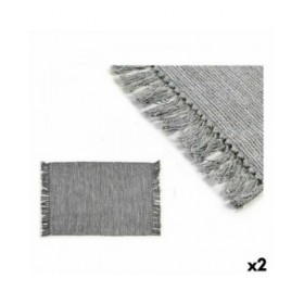 Tappeto Grigio 10 x 10 x 40 cm 180 x 120 x 1 cm (2 Unità)