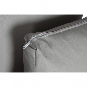 Poltrona da giardino DKD Home Decor Nero Grigio Metallo rattan sintetico 99 x 71 x 147 cm