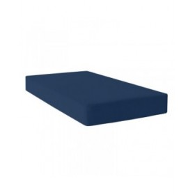 Lenzuolo con angoli aderenti HappyFriday Basic Blu Marino 90 x 200 x 32 cm