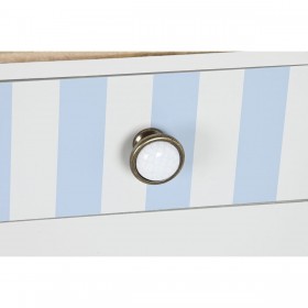 Ingresso DKD Home Decor Ceramica Bianco Blu cielo (110 x 40 x 79 cm)