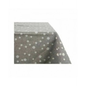 Tovaglia Kinvara BABEL GRIS 42 Grigio Jacquard 140 x 180 cm Antimacchia Pois (8 Unità)