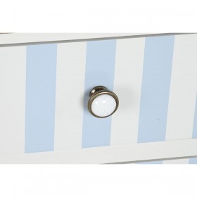 Mobile TV DKD Home Decor Bianco Blu cielo (120 x 48 x 60 cm)